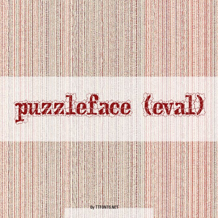 puzzleface (eval) example